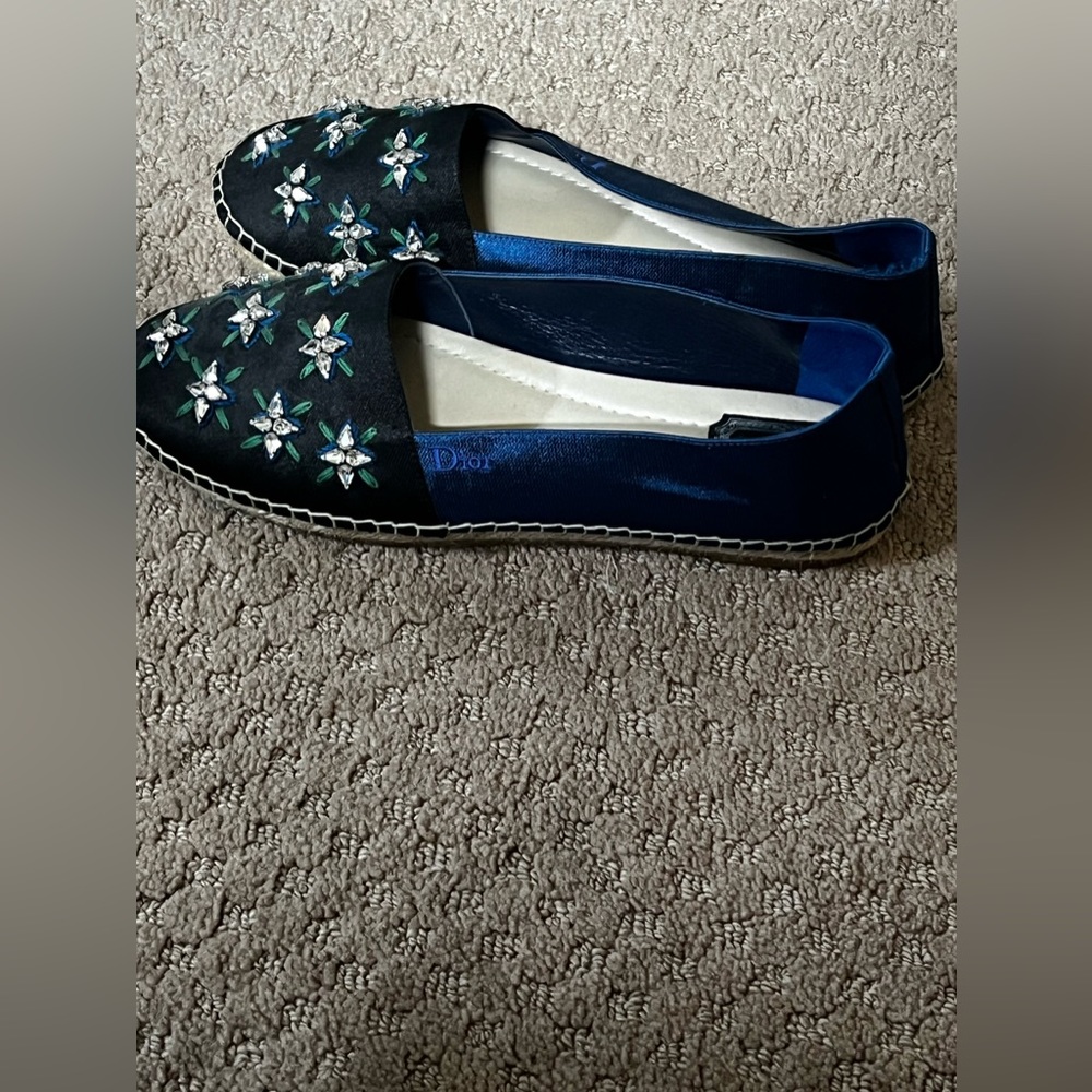 Christian Dior Embellished Espadrilles 38.5 NWD - Picture 4 of 9